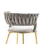 Bernfried 45cm H Velvet Upholstered Metal Side Chair-770661813
