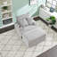 39-inch Spring upholstered armchair and Ottoman set - comfortable single sofa-464397100