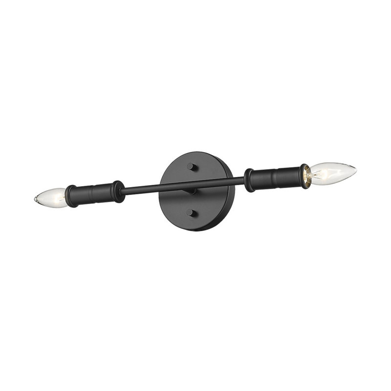 Aaroon 2 - Light Dimmable Vanity Light, Matte Black
