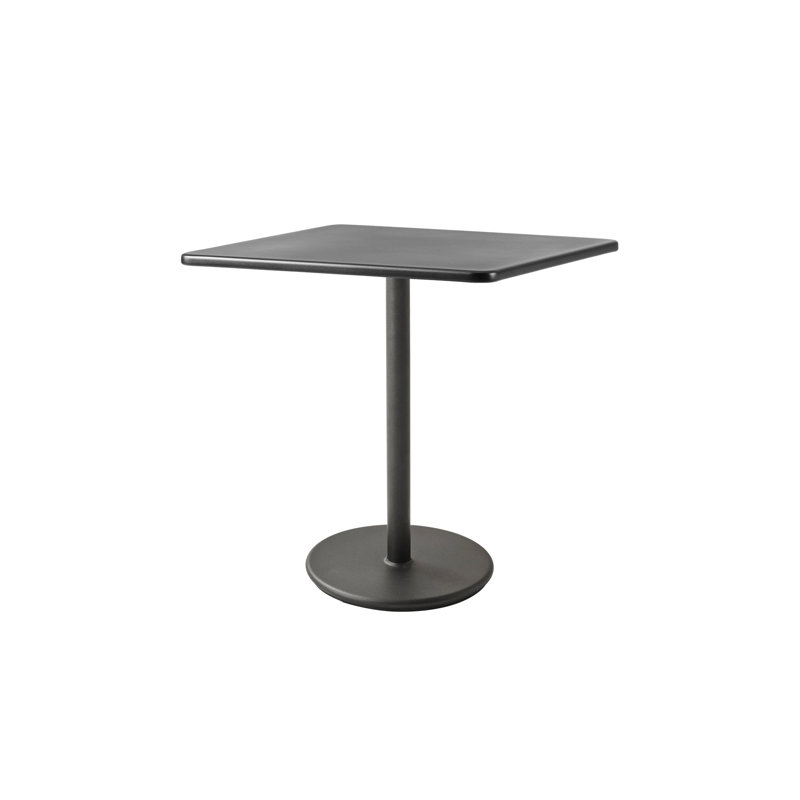 Go Outdoor Square Coffee Table, Lava Gray/Lava Gray