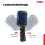 Microphone rétro dynamique à 5 cœurs emblématique de style rétro cardioïde classique