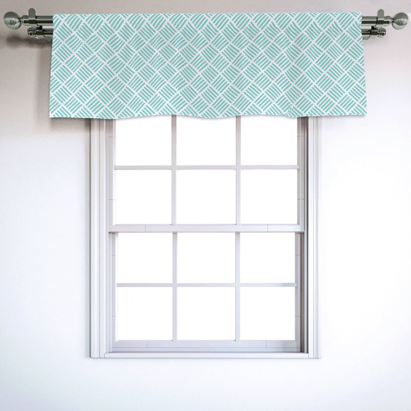 Sateen Ruffled Window Valance