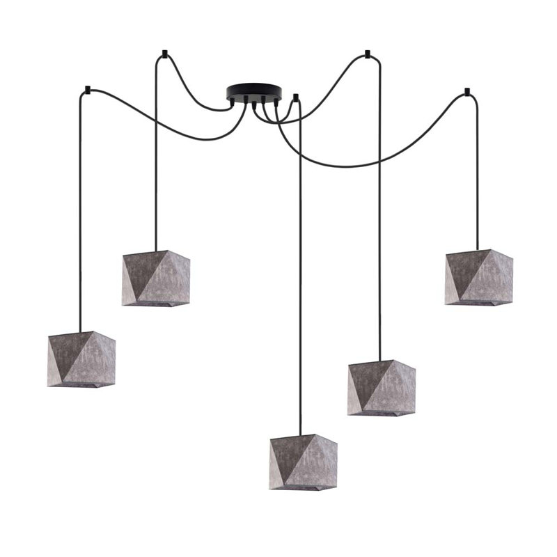 Thursa 5 - Light Pendant, Grey Melange