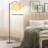 Kyeria Arc/Arched Floor Lamp with Remote Control and Smart Bulb Included-1264743590