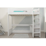 Koeller Single (3 ') Bunk Bed with Built-in Desk by Harriet Bee
