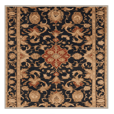 Machine Washable French Brown Area Rug
