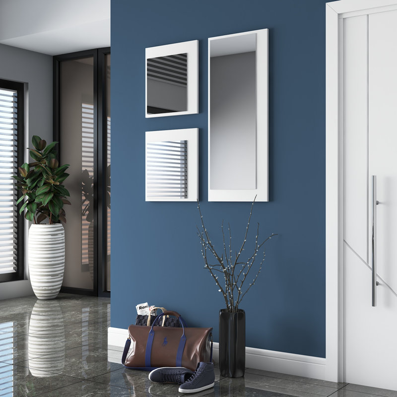 Ensemble de miroirs Fethiye, Blanc