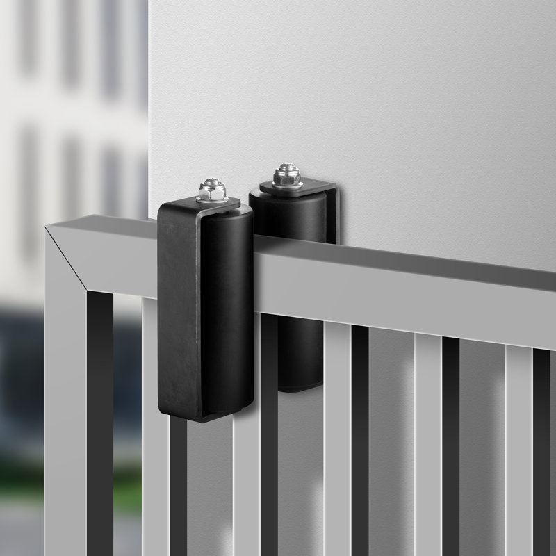 Sliding Gate Kit 6” Rolling Hardware C-type Bracket for Connect Tracks
