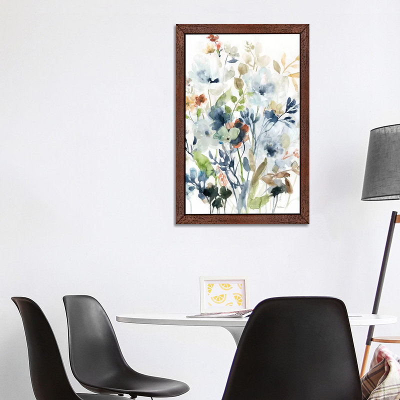 Holland Spring Mix I by Carol Robinson - Painting on Canvas, Brown Floater Framed, 101.6 cm H x 66.04 cm W