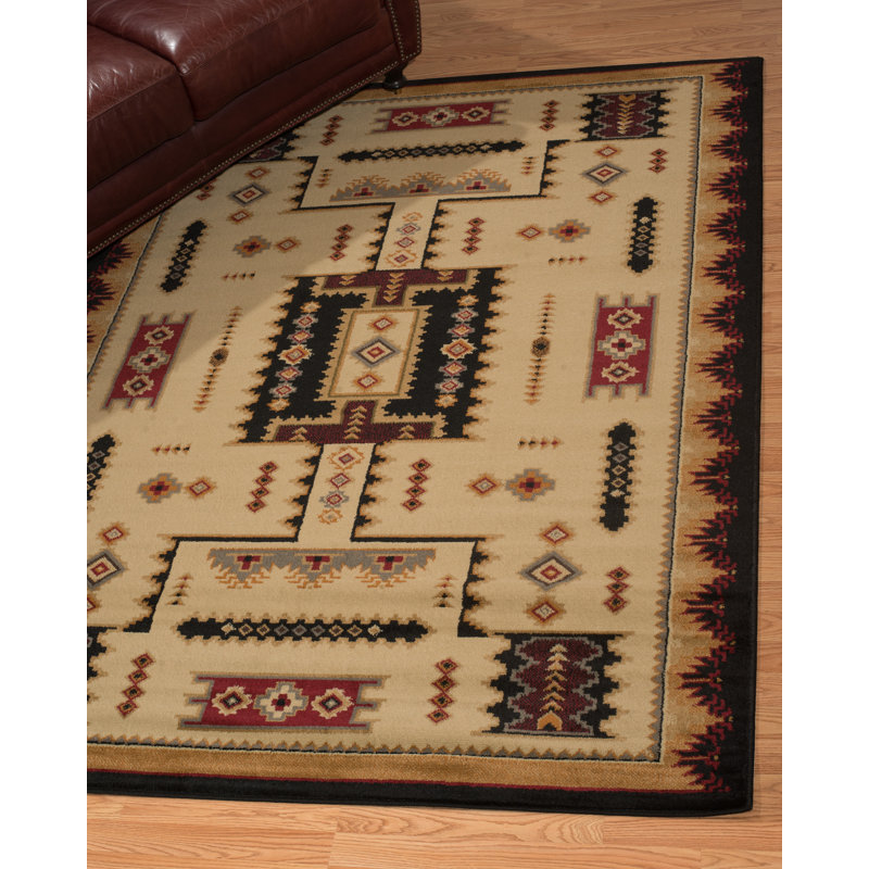 Sayre Southwestern Indoor Rug, Rectangle 1'11" x 3'