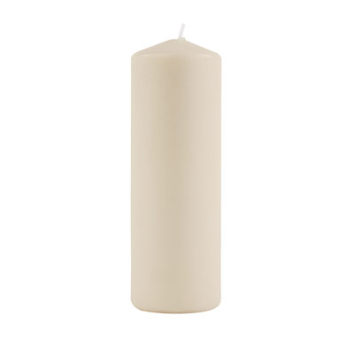 Unscented Pillar Candle