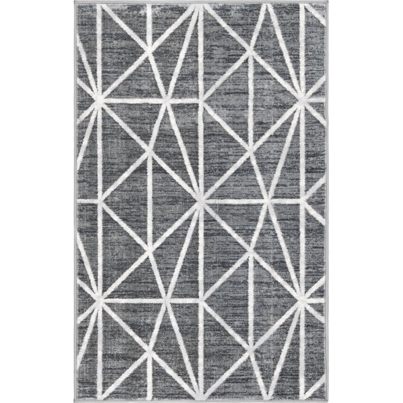 Oceola Geometric Indoor Rug, Rectangle 3'3" x 5'3"