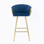 Tabourets Dardar, avec repose-pieds chromé et base / tabouret simple à pieds dorés-1566390690-1571417168