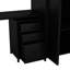 Metal Loft Bed With Table & Wardrobe, Full, Black - Contemporary Craftsmanship, Stable Frame, Abundant Storage Options, Effortless Assembly Processes Full Size And Modern Build, Frame Structure,