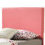 Lit simple rose - H 47 po x l 41 po x P 81 po, rembourré de mousse, assemblage rapide, doux pour divers concepts de décoration