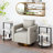 3-Tier End Table Living Room Set Of 2, Modern Style Faux Marble Side Table With Metal Frame And Soft Rubber Foot Pads, Small Nightstand Bedside Table 2 Pieces Set-506859420