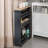 Jasimine 79cm H x 15cm W Utility Cart with Wheels-525732070