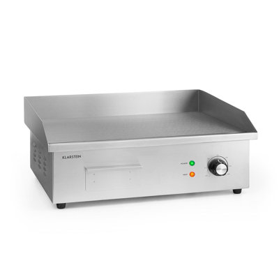 Klarstein 55cm W x 42.5cm D Portable Single Burner Countertop Electric Grill