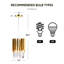Oviedo 1 - Light Gold Unique/Statement Pendant