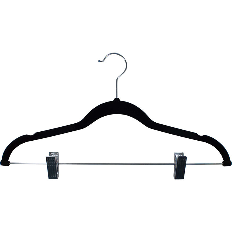 Support combiné en plastique de velours noir slimline, 50