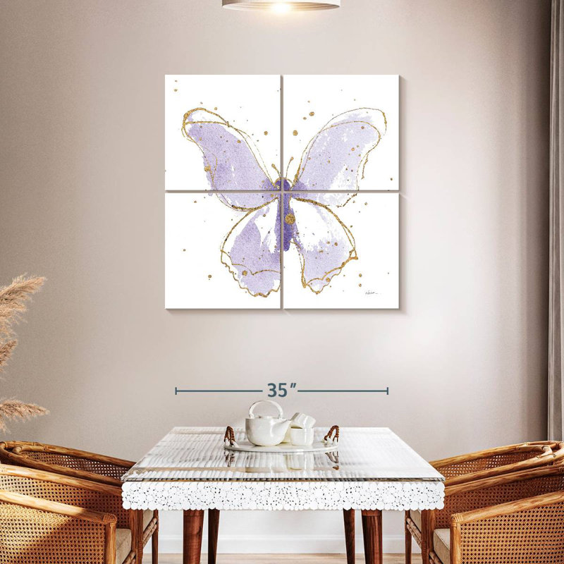Brampt Gilded Butterflies Lavender