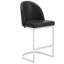 Upholstered Counter Stool with Metal Frame-899677195