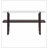 Retro Elegant Console Table with Marble-Effect Top-874244631