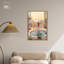 Art mural sur toile de salle de bain Jac lever du soleil tropical par Art Remedy-104439190-104439188
