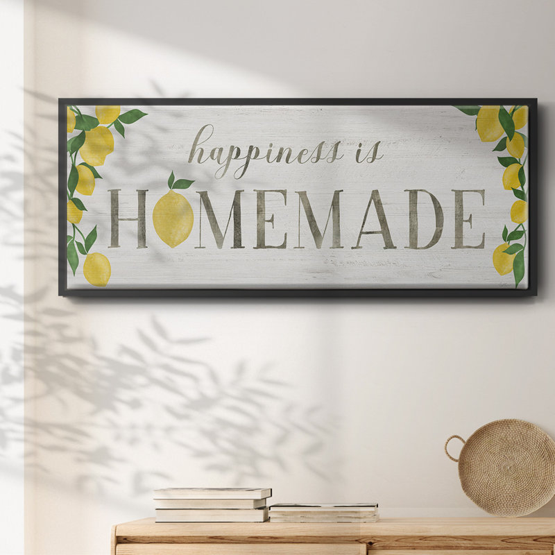 Homemade Lemons- Framed Canvas