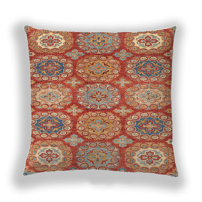 Coussin décoratif abstrait 2516, Microsuède