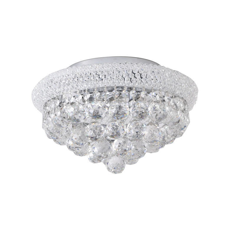 Plafonnier encastré en cristal 3 lumières Harvey