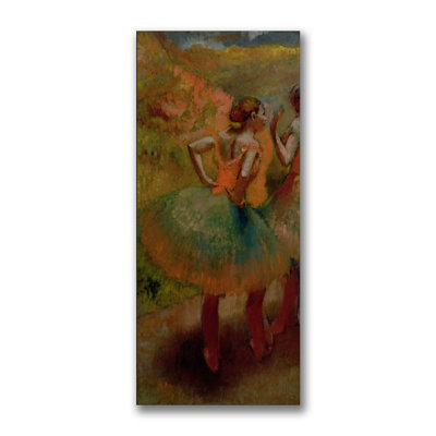 Danseuses portant des jupes vertes par Edgar Degas - reproduction sur toile