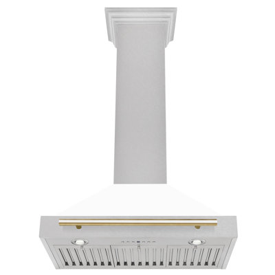 30"" 400 CFM Ducted Wall Mount Range Hood -  ZLINE, KB4SNZ-WM30-G