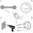 3 - Piece Bathroom Hardware Set-70460552