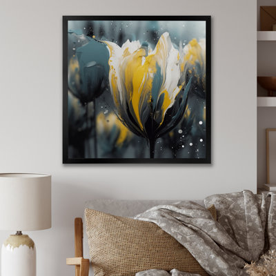 «Grey Petals Of Tulip Serenity III», reproduction sur toile