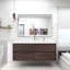 Ensemble de meuble-lavabo mural simple 60 po Moncear-364952488