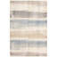 Tapis Jasmine moderne à rayures effet pinceau, bleu, gris et beige, lavable à la machine, antidérapant, à poils courts, pour l'intérieur et l'extérieur, adapté aux animaux domestiques, idéal pour le salon, la chambre, la salle à manger, l'entrée, le couloir ou le bureau.-1494511041