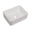 Lavabo de salle de bain rectangulaire en céramique blanche 16 "X12"-123626421