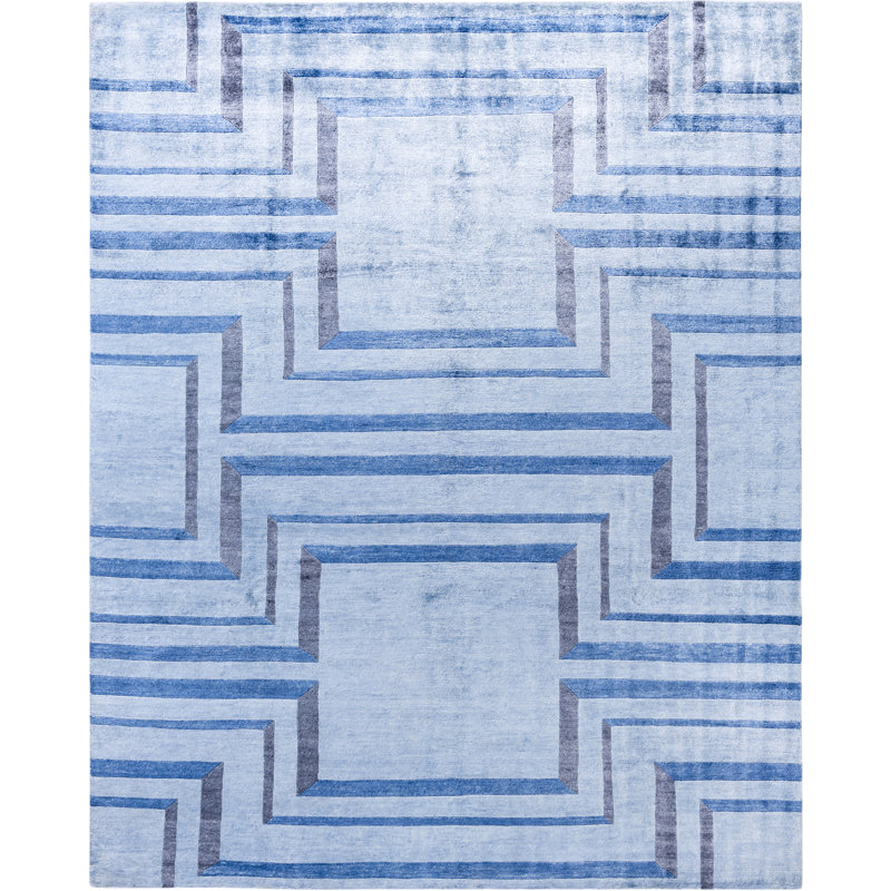 Overdyed One-of-a-Kind Rectangle 8'2" X 10' Hand Knotted Area Rug