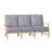 Croquet Teak Sofa - Natural Teak-62380263-38579314-63361233