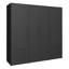 Minija 4 Door Manufactured Wood Wardrobe-1676986477