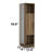 Swivel entrance tree with mirror