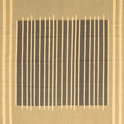 Washable Striped Indoor Rug