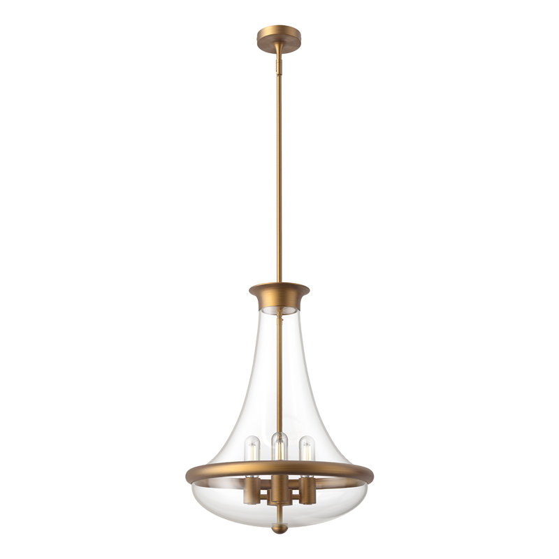 Marcel 4 - Light Outdoor Pendant, Aged Gold
