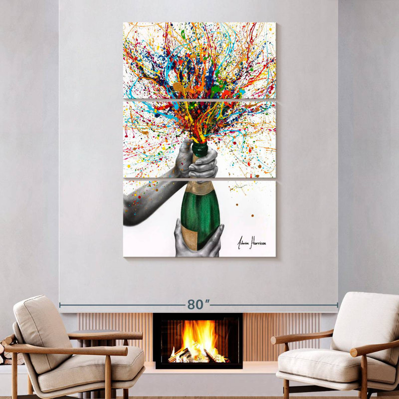 Yarlin Bottle Of Nostalgia, 74" H x 48" W