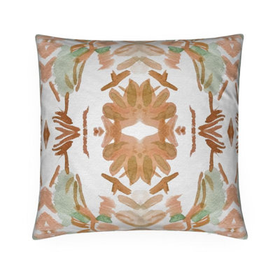 Wildflowers I Large Repeat Luxury Throw Pillow