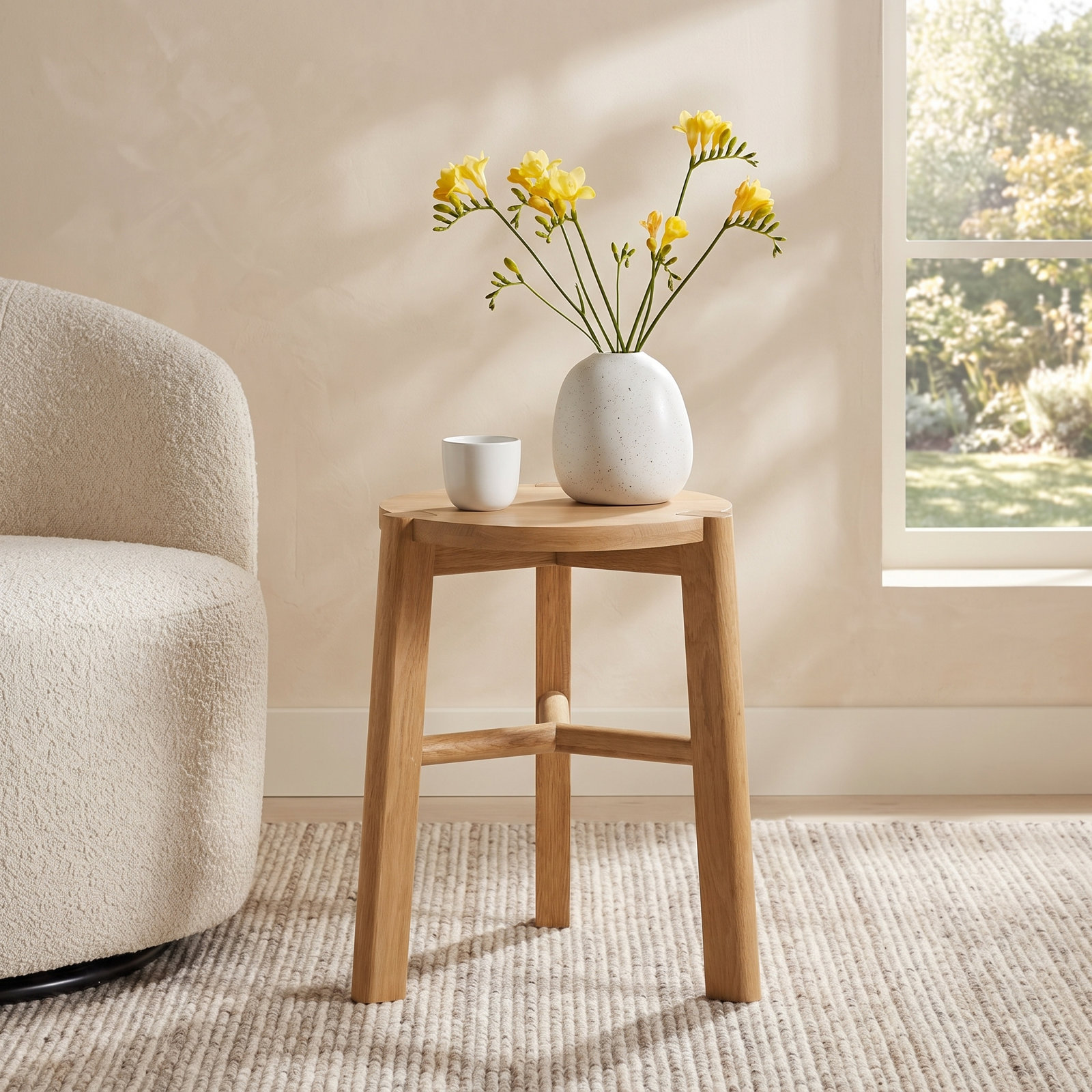 Brennan 14" Oak End Table