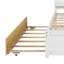 Lit plateforme pour adolescent avec bibliothèque et lit gigogne simple-698668070-698668068