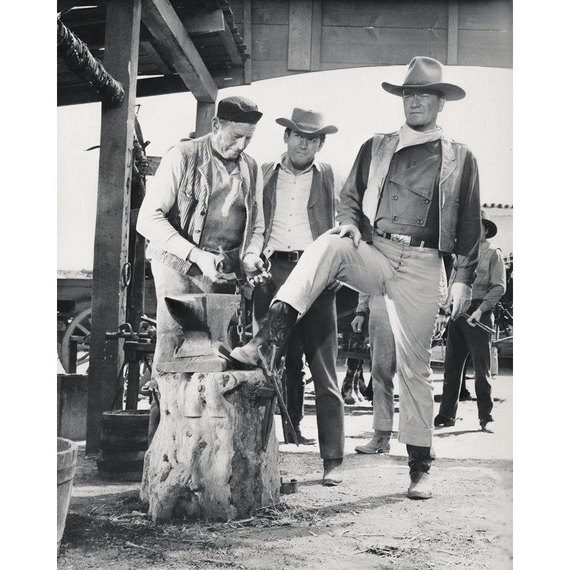 John Wayne, le duc - photographie, Sans cadre, H 10 po x l 8 po x P 0,1 po