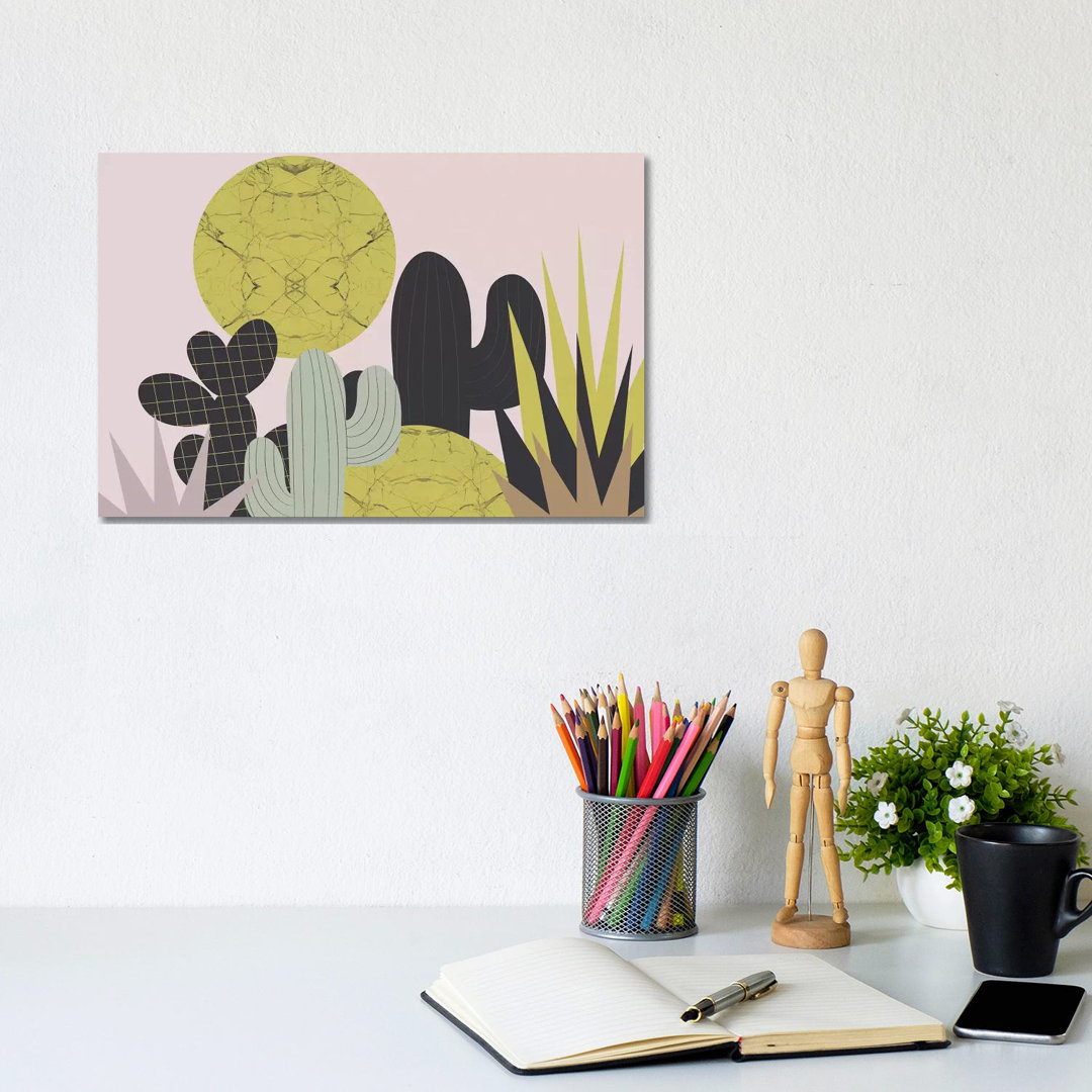 Cacti by Flatowl - Wrapped Canvas Gallery-Wrapped Canvas Giclée